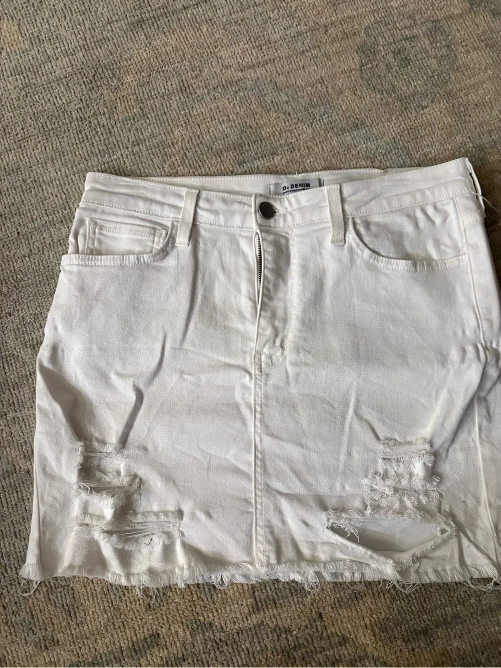 Three O2 Denim Mini Skirts - Picture 8 of 9